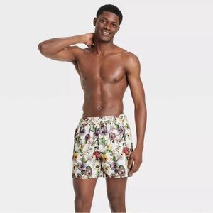 Men's Swim Trunks with Boxer Brief Liner Size Small Goodfellow & Co™ NWT